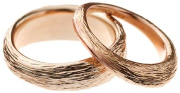 Structured Wedding rings