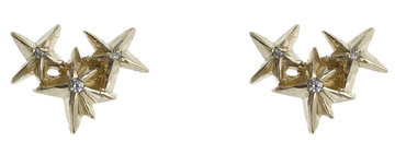 Constellation earrings with diamonds