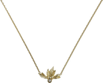 Little Flames Necklace with diamond