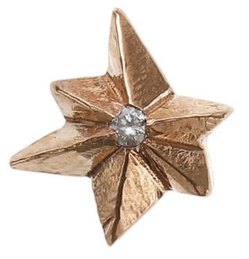 Star earring large 1 pc