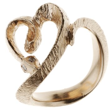 Heart Serpent Ring