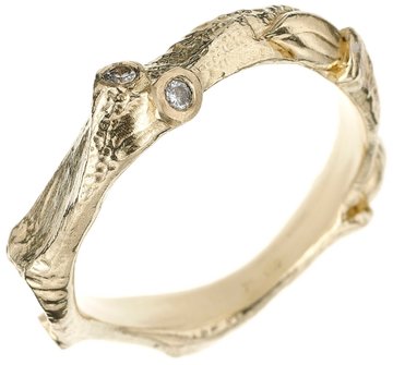 Medium Branch Wedding Ring
