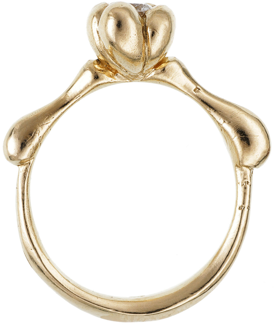 Mitmem Ring with Diamond