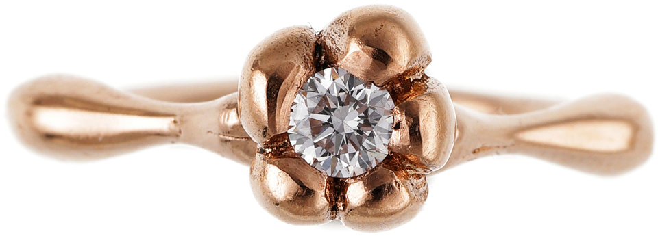 Mitmem Ring with Diamond