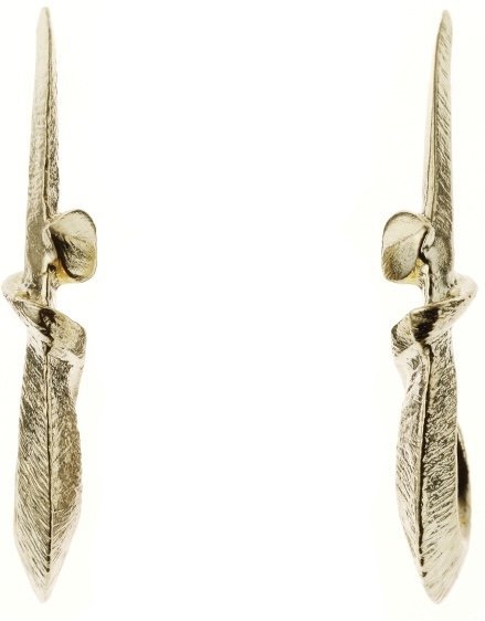 Serpent Earrings Long Hoops
