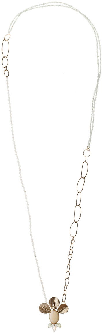 Ineō Necklace - unique piece with opal
