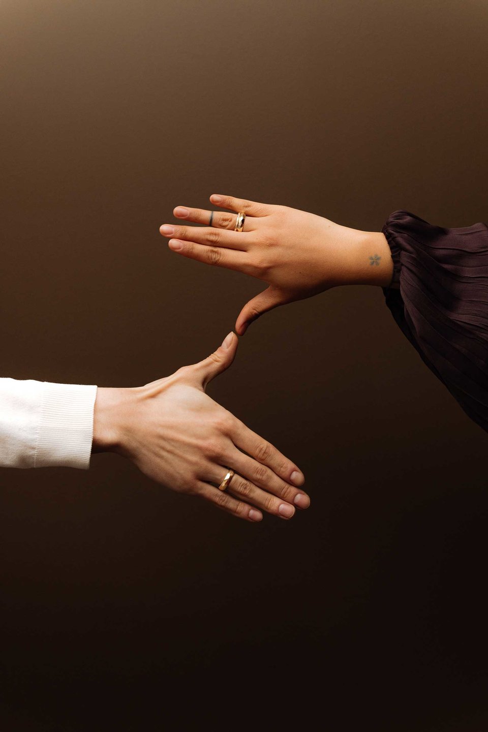 Large Square Wedding ring for Men