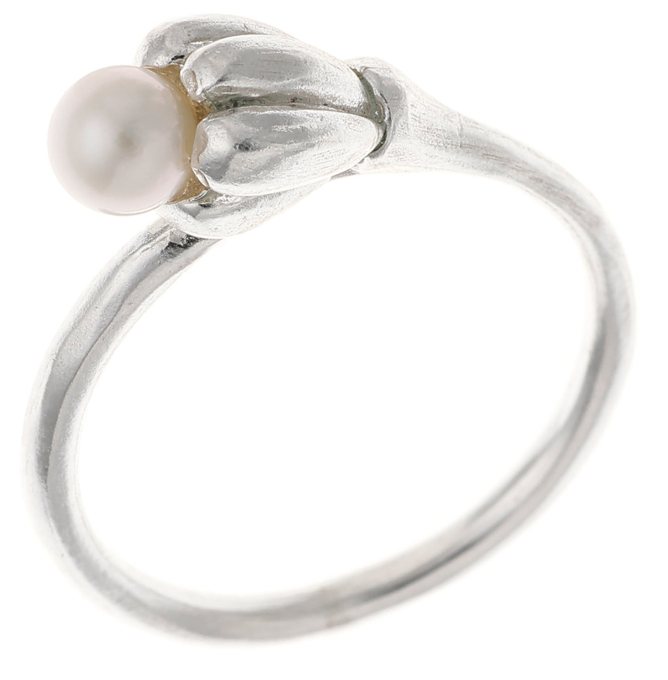 Prsten kvítek s perlou