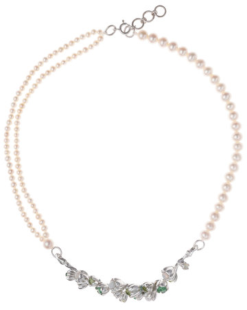 Náhrdelník střední věnec – originál s perlami (dvojperla)