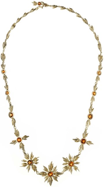 Lumo Necklace with citrines - unique piece