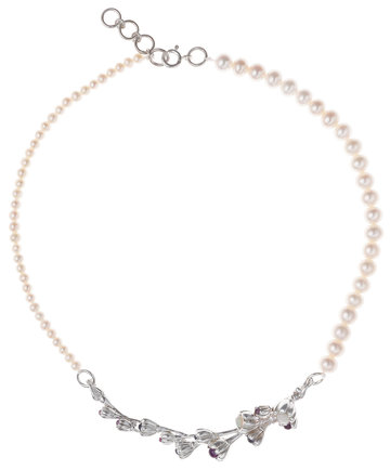 Náhrdelník střední věnec – originál s perlami (velké+malé perly)
