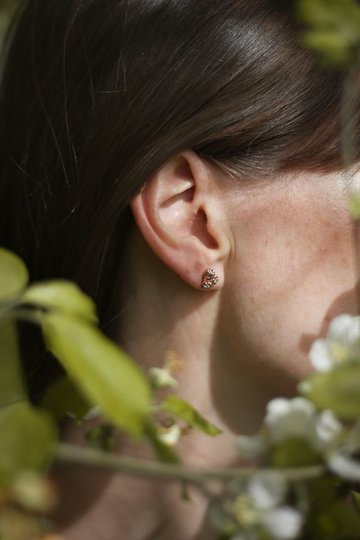 Three Flowers Earrings