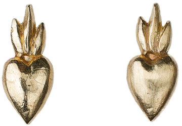 Mini Sacred Heart Earrings