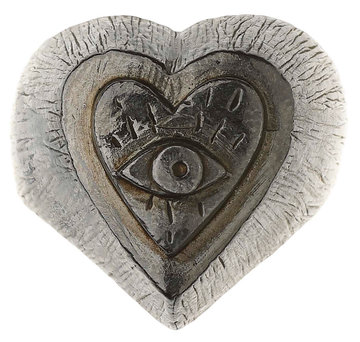 Heart Eye Signet Ring