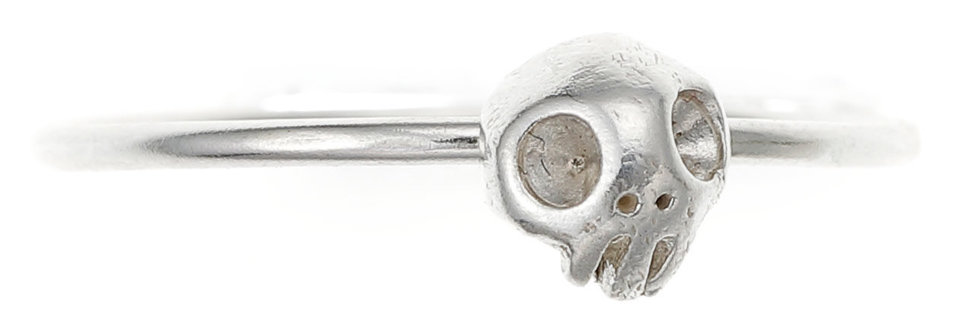 Diamond Skull Ring - Rings Jewelry Collections